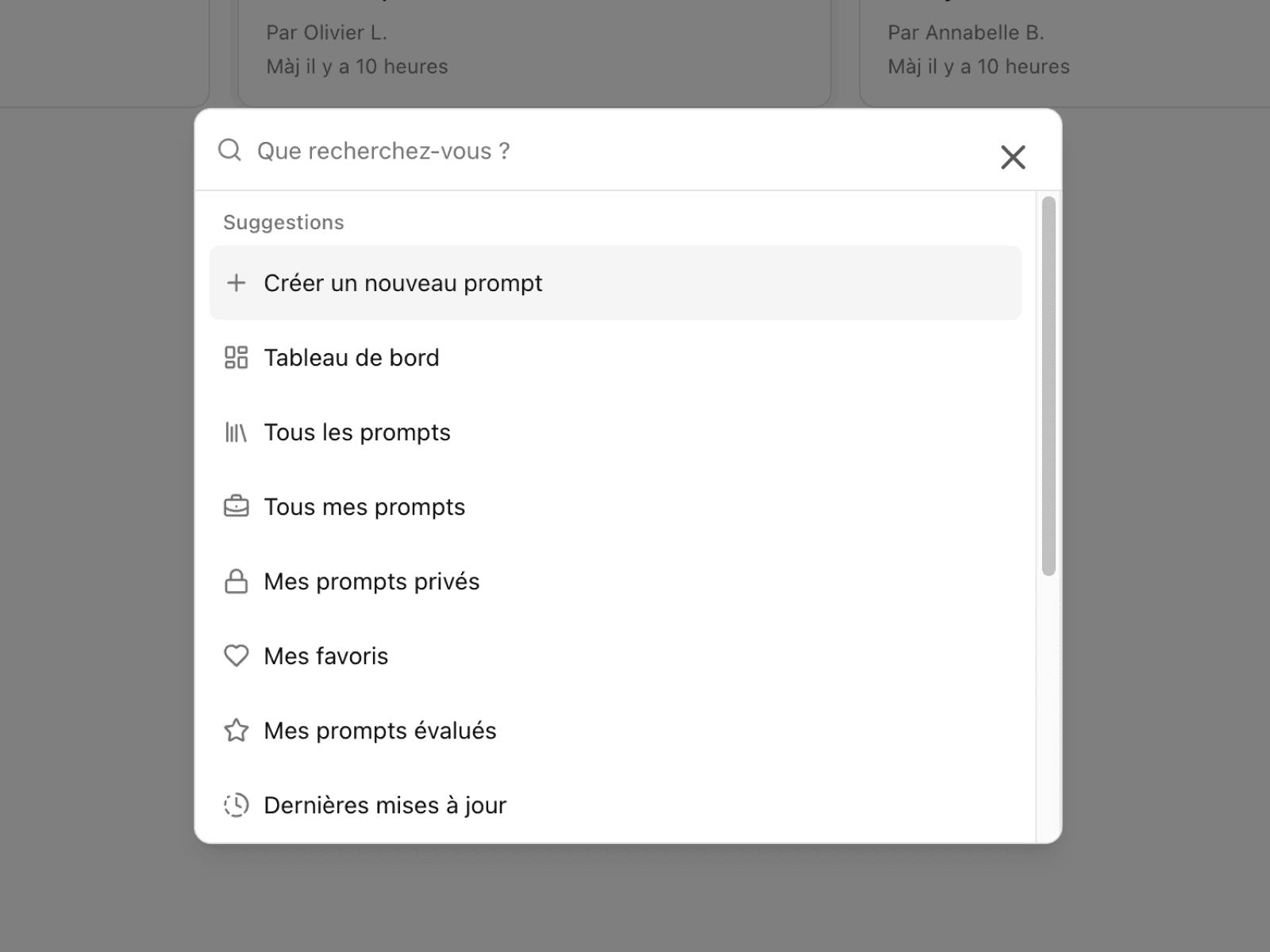 Recherche avancée