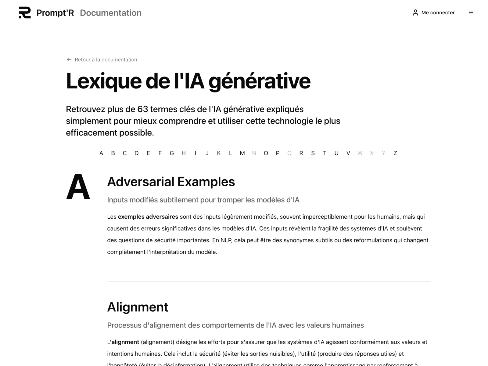 Lexique de l'IA générative